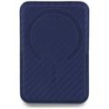 BMW M Carbon Metal Logos MagSafe Wallet - Navy Blue