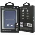 BMW M Carbon Metal Logos MagSafe Wallet - Navy Blue