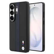 Samsung Galaxy S26 Ultra BMW M Perforated Stripes and Metal Logo Magnetic Case - Blue / Black