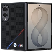 Samsung Galaxy Z Fold8 BMW M Perforated Tricolor Stripe Magnetic Case - Black