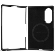 Samsung Galaxy Z Fold8 BMW M Perforated Tricolor Stripe Magnetic Case - Black