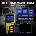 BT30 Battery Tester Analyzer for Cars, Motorcycles, Trucks - 1.8", 6V/12V/24V