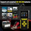 BT80 2-in-1 OBD2 Diagnostic Scanner and Battery Tester - 6V-24V, 2.4" HD TFT Display