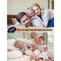 Baby Sleep Aid/Sound Machine with White Noise, Star Projector and Night Light - White