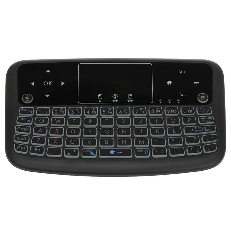 Backlit Wireless Keyboard Touchpad For Smart Tv A36 Black Backlit Wireless Keyboard Touchpad For Smart Tv A36 Black