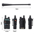 Baofeng UV-5R Dual-Band Transceiver - Black