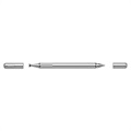 Baseus 2-in-1 Capacitive Touchscreen Stylus and Ballpoint Pen - Silver