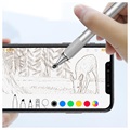 Baseus 2-in-1 Capacitive Touchscreen Stylus and Ballpoint Pen - Silver