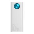 Baseus Amblight Digital Display Quick Charge Power Bank 30000mAh/65W - 4xUSB, USB-C (Open-Box Satisfactory) - White