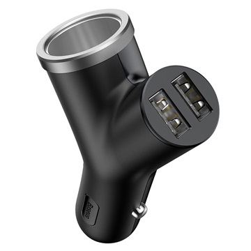 Baseus BSC-C16N Car Charger with Cigarette Lighter Socket - Black