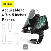 Baseus Big Mouth Pro SUDZ-A01 Universal Car Phone Holder - 4.7-6.5" - Black
