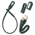 Baseus Bracelt USB Type-C Cable CATFH-06B - 22cm, 5A - Dark Green