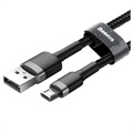 Baseus Cafule MicroUSB Cable CAMKLF-CG1 - 2m - Gray / Black