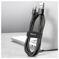 Baseus Cafule MicroUSB Cable CAMKLF-CG1 - 2m - Gray / Black