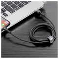 Baseus Cafule USB 2.0 / Lightning Cable - 2m - Black / Grey