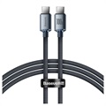 Baseus Crystal Shine USB-C / USB-C Cable CAJY000601 - 1.2m - Black