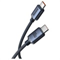 Baseus Crystal Shine USB-C / USB-C Cable CAJY000601 - 1.2m - Black