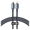 Baseus Crystal Shine USB-C / Lightning Cable CAJY000201 - 1.2m - Black