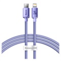 Baseus Crystal Shine USB-C / Lightning Cable CAJY000205 - 1.2m - Purple