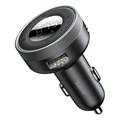 Baseus Enjoy CCLH-01 FM Transmitter / Dual USB Car Charger - Black