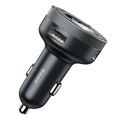 Baseus Enjoy CCLH-01 FM Transmitter / Dual USB Car Charger - Black