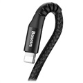 Baseus Fish Eye Spring Lightning Cable - 1m - Black