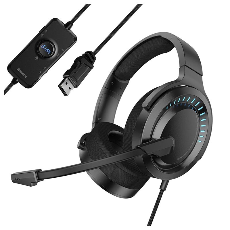 Baseus Gamo D05 RGB Gaming Headphones NGD05-01 - Black