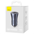 Baseus Golden Contactor Pro Fast Car Charger - 40W - Dark Grey