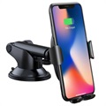 Baseus Gravity Car Holder / Qi Wireless Charger with Suction Mount WXYL-A01 - Black