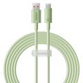 Baseus Habitat Series USB-A / USB-C Charging Cable - 2m, 100W - Green