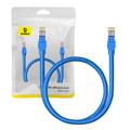 Baseus High Speed ​​Cat6 RJ-45 Ethernet Network Cable - 0.5m - Blue