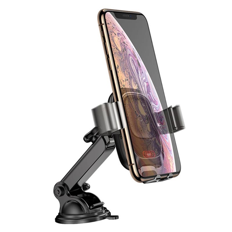 Baseus Intelligent Qi Wireless Car Charger Car Holder Black