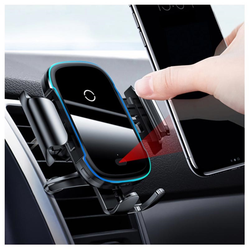 Baseus Light Electric 15W Wireless Car Charger / Car Holder WXHW0301