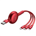 Baseus Little Octopus 3-in-1 Cable - Lightning, USB-C, MicroUSB
