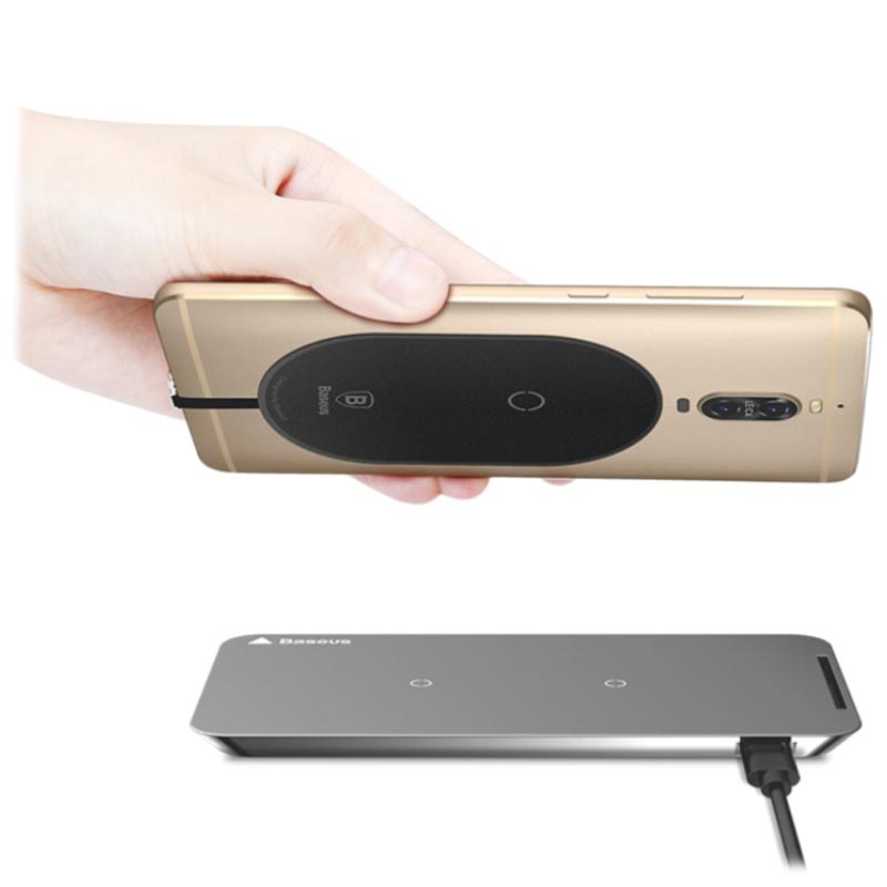 Baseus Microfiber Qi Wireless Charging Receiver USBC