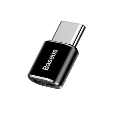 Baseus Mini Series MicroUSB / USB-C OTG Adapter - Black