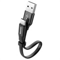 Baseus Nimble Charge & Sync USB-C Cable CATMBJ-01 - 23cm - Black