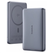 Baseus PicoGo AM41 Ultra-Slim Qi2 Magnetic Power Bank 10000mAh - 27W - Grey