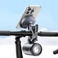 Baseus PrimeTrip 2-in-1 Magnetic Bike Phone Holder and Bike Light - Black