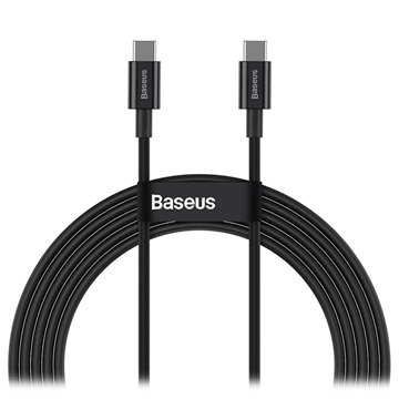 Baseus Superior Series USB-C / USB-C Cable - 100W, 2m - Black