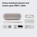 Beats Pill x Kim Kardashian Portable Bluetooth Speaker MAX24ZM/A - Light Grey