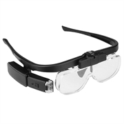 Beileshi 11642DC LED Headband Magnifier - 1.5X-4.5X