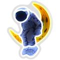 Beline Light Decorative Neon Light - Astronaut On The Moon