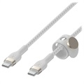 Belkin BoostCharge Pro Flex USB-C / USB-C Cable 60W - 3m - White