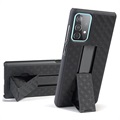 Samsung Galaxy A52 5G, Galaxy A52s Hybrid Case with Belt Clip - Black