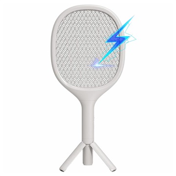 Benks DW01 Electric Mosquito Swatter & Night Light - 3000V - White