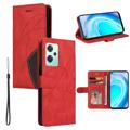 Bi-Color Series OnePlus Nord CE 2 Lite 5G Wallet Case - Red