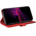 Bi-Color Series Sony Xperia 1 III  Wallet Case - Red