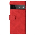 Bi-Color Series Google Pixel 6 Wallet Case - Red