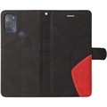 Bi-Color Series Motorola Moto G50 Wallet Case - Black